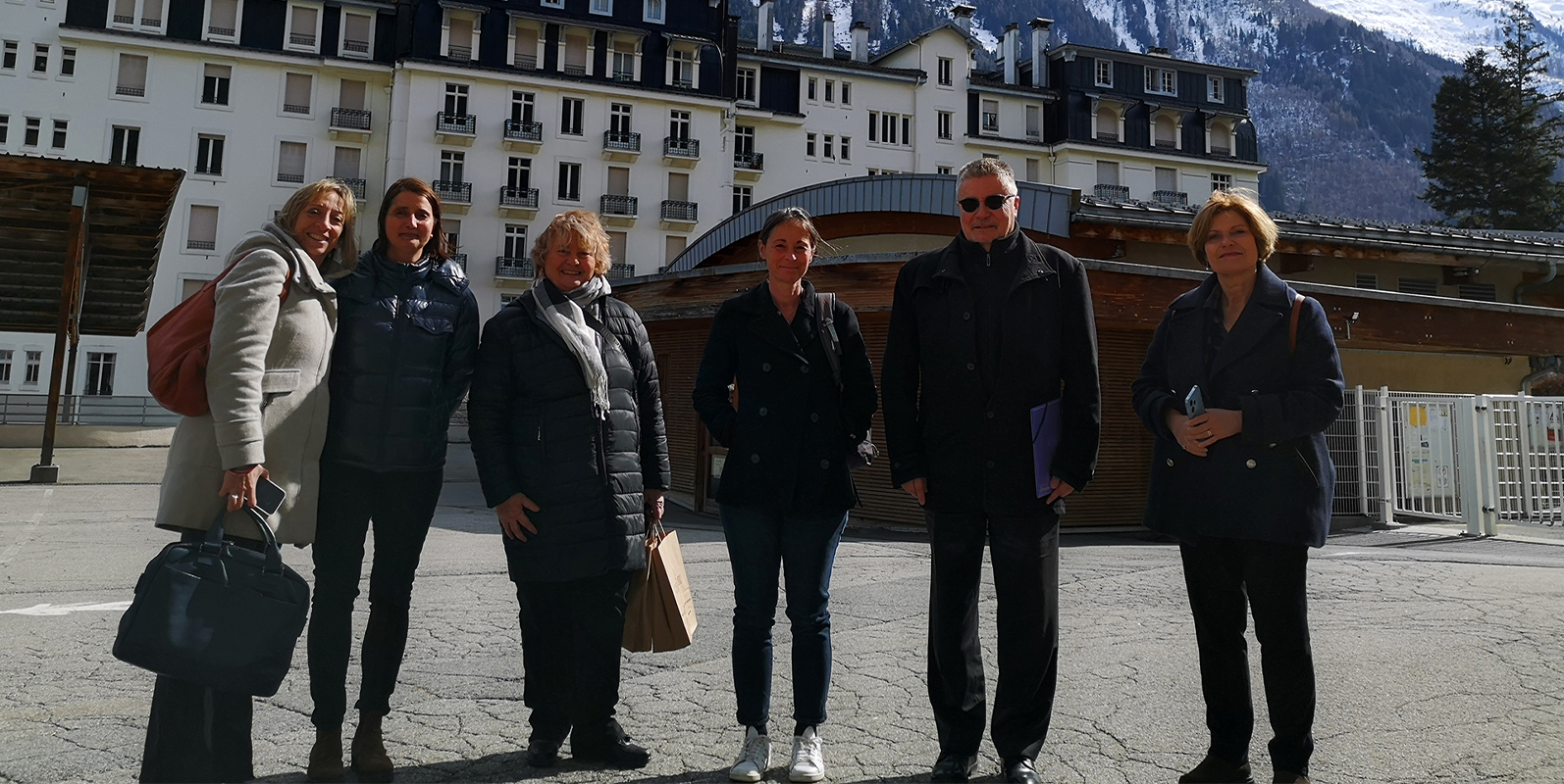 Visite du directeur académique des services de l'éducation nationale à Chamonix-Mont-Blanc. Mars 2024
