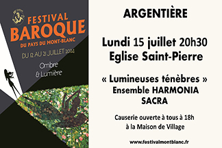 26 festival baroque du Pays du Mont-Blanc