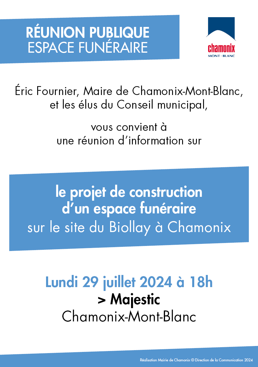 Réunion publique : Espace funéraire au Biollay le 29 juillet 2024