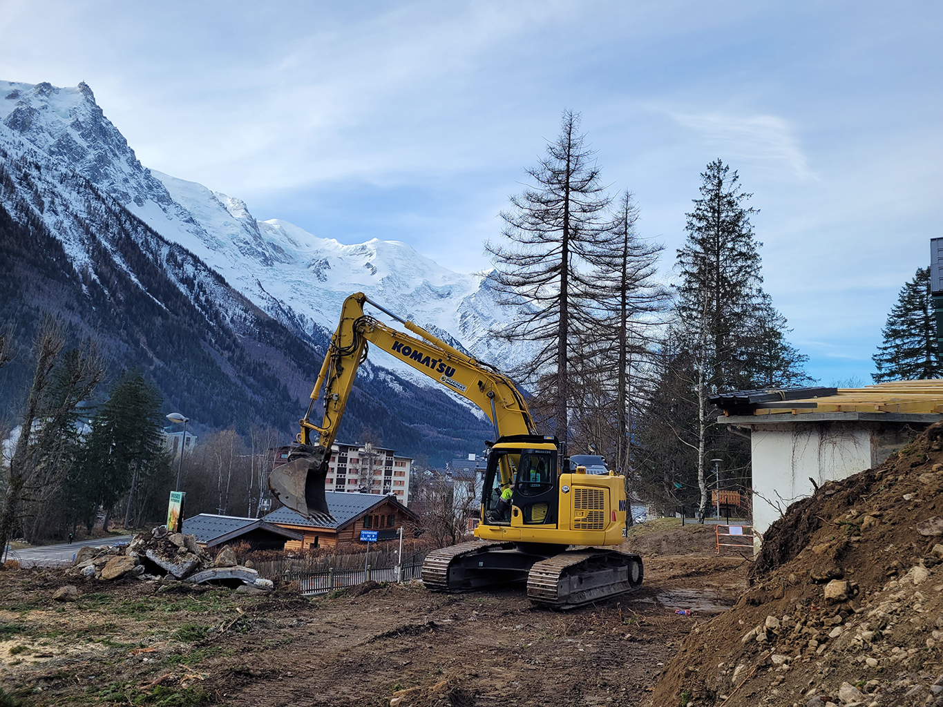 Les travaux de l'Observatoire du Mont-Blanc ont débuté à Chamonix-Mont-Blanc !